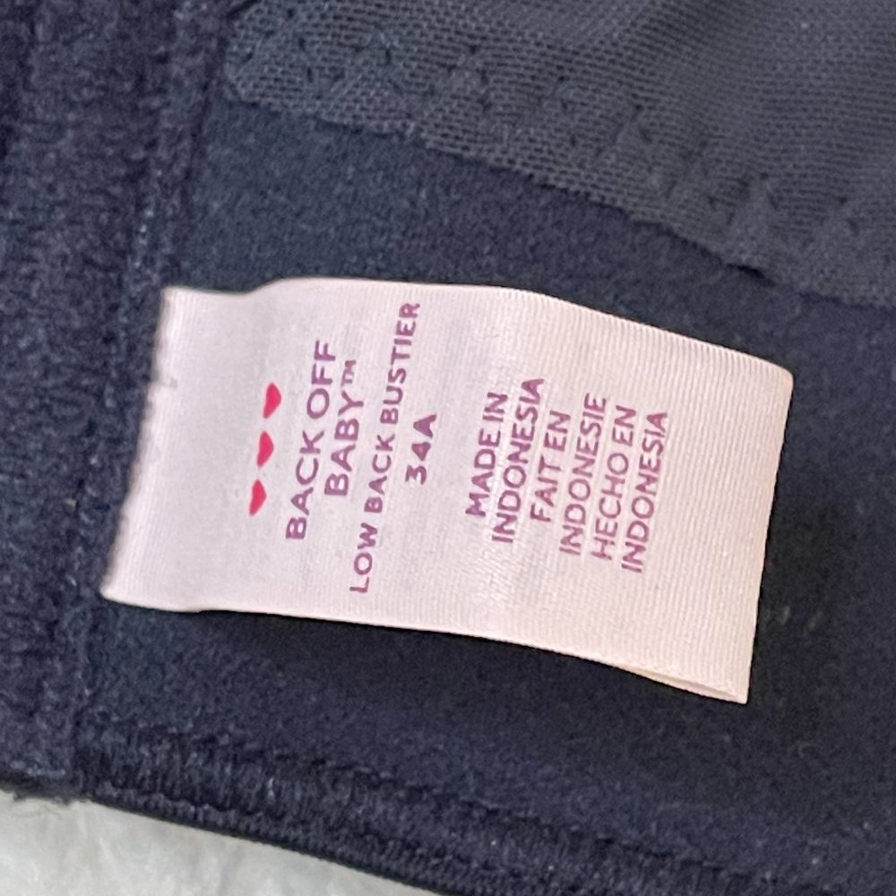 Secret by Victoria's Secret Back Off Baby Low Back Bustier Corset Shapewear 34a - Picture 3 of 5